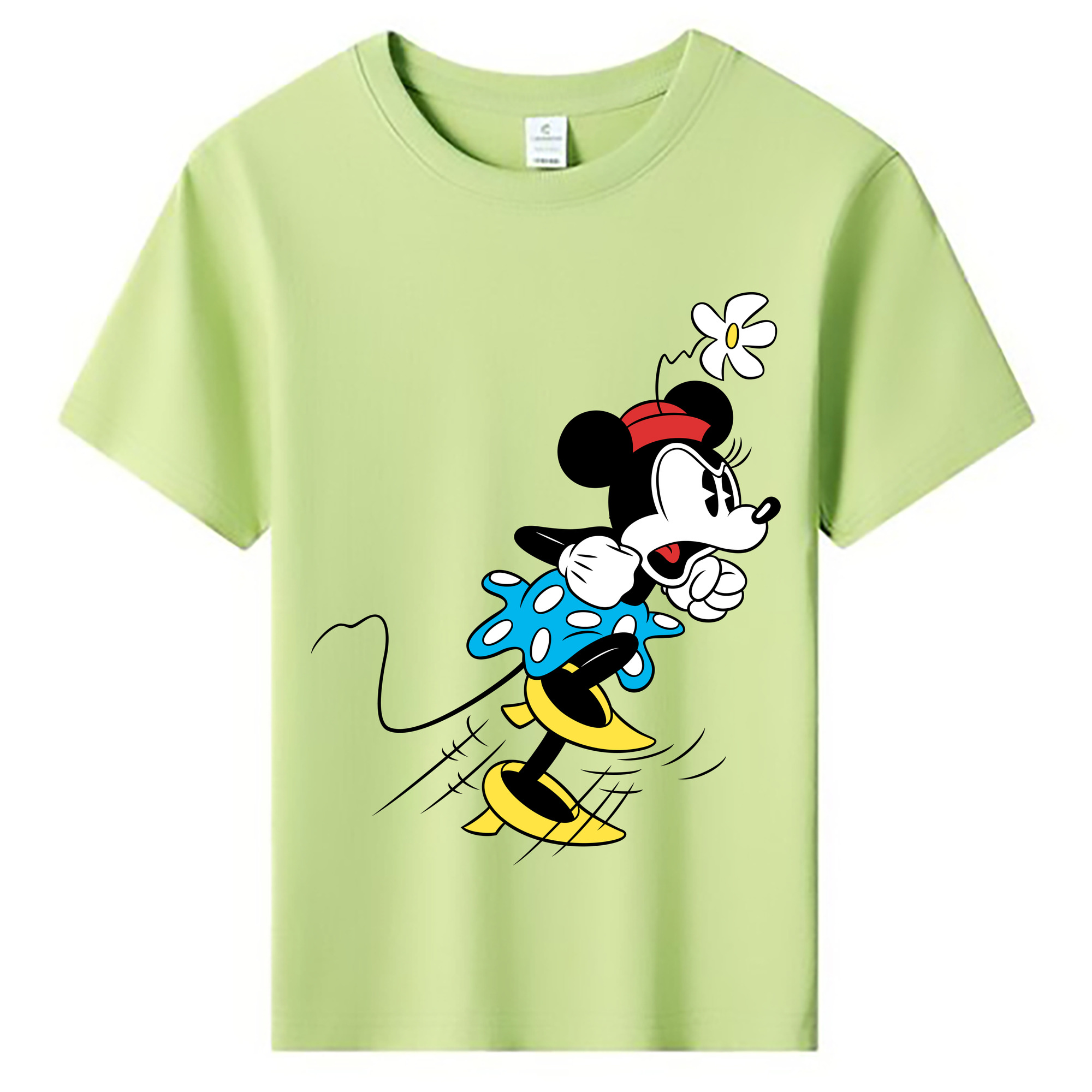 ミッキーマウス Mickey Mouse 綿100％キッズTシャツ（フロントプリント）